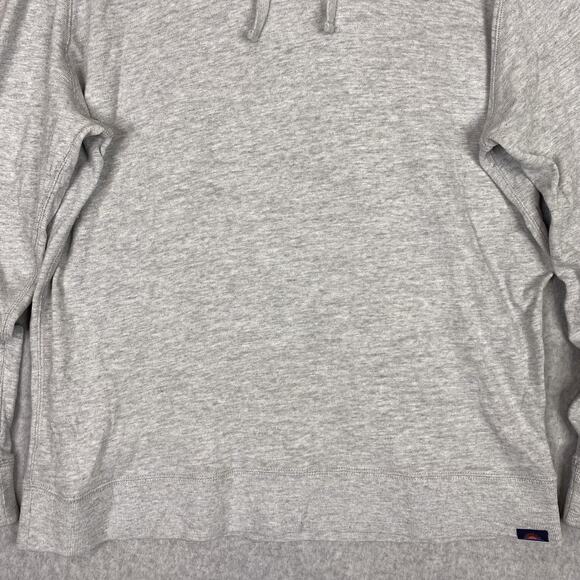 Faherty Sweatshirt Mens XL Light Grey Sunwashed Slub Midweight Organic Hoodie - Picture 4 of 10